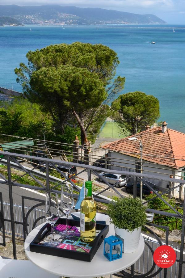 Sea View Escape La Spezia - Cadimare Apartment Ngoại thất bức ảnh